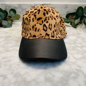 Leopard Print Adjustable Baseball Hat